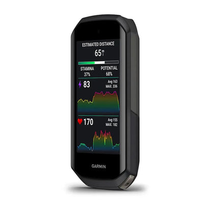 Garmin Edge 1050, Premium Bicycle Computer, Advanced Bicycle Training and Group Ride Features & Messaging, Built-in Speaker, Road Hazard Alerts Bike-Computer Bundle with Cleaning Kit + Accessories